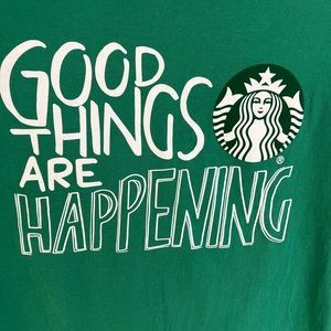 STARBUCKS GREEN MEDIUM SHIRT